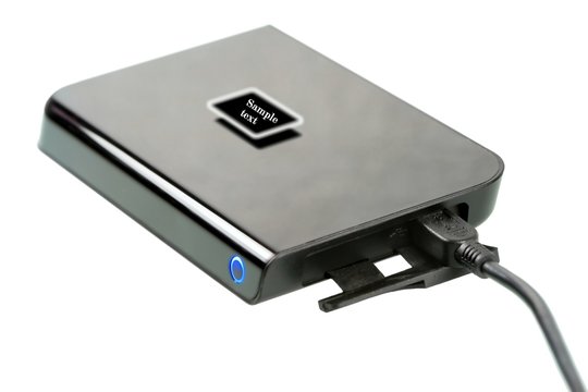 External Hard Disk -Top View