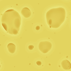 A swiss cheese texture-you can tile seamlessly as a pattern.