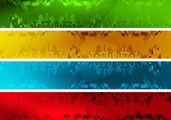 fonds bannières graph