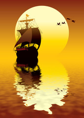 Sailing to the sun © Kamaga