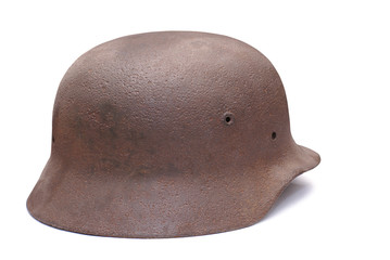Old German army helmet from Second World War 