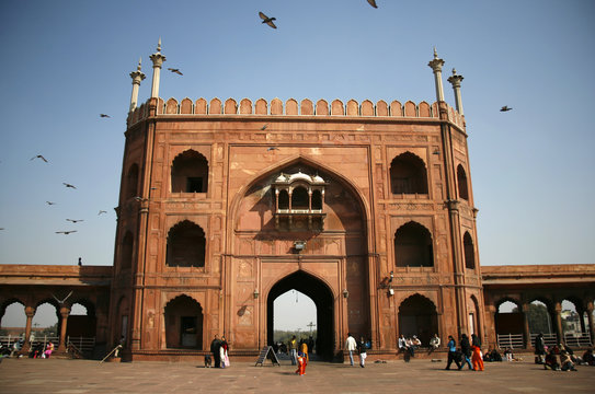 Jama Masjid entrance, Delhi, India