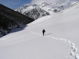 1548 - Raquettes dans le Queyras (France)