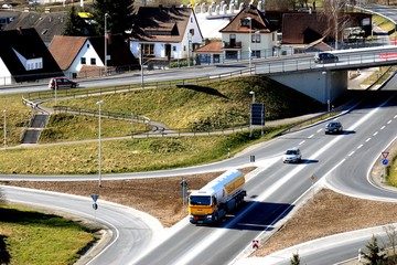 Naklejka premium Strassenkreuzung 5
