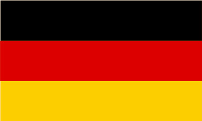 Obraz premium Drapeau allemand