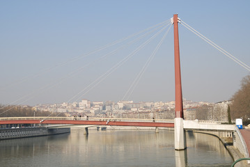 Fototapeta premium passerelle à lyon