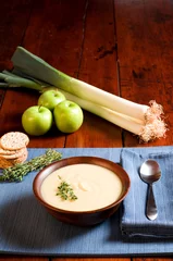 Peel and stick wall murals Starter Apple and Leek Soup