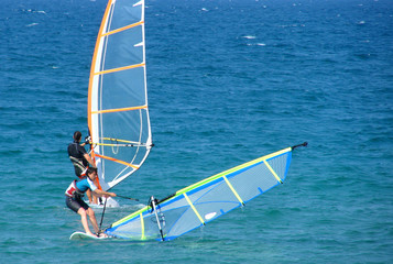 windsurfing