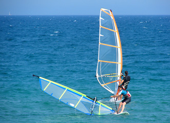 windsurfing