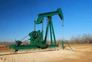 Bigger pump jack  for increased production.