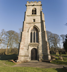 Fototapeta na wymiar The parish church on the Baddesley Clinton estate 