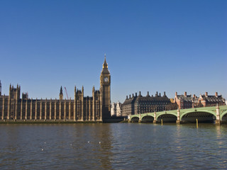 Fototapeta na wymiar Big Ben and River Thames