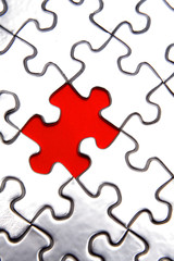 Piece missing from jigsaw puzzle