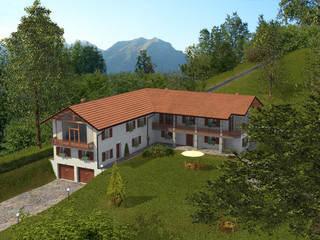 Villa in area boschiva