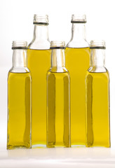 Olive oil bottles