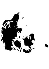 vector map of denmark