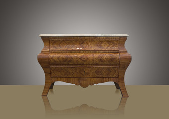commode dorée