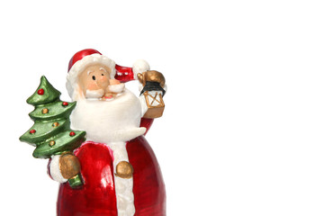 santa claus on white background