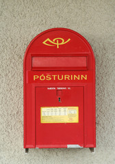 Red mailbox