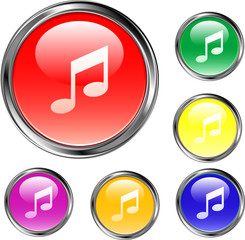 Music Note Button