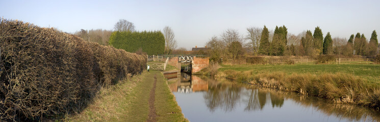 The Stratford upon avon canal, Preston Bagot 