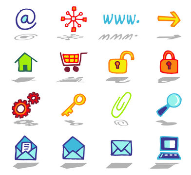 color icons - internet
