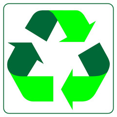 Obraz premium Recycling im Rahmen