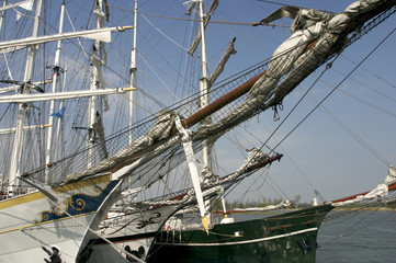 Historic sailing ship