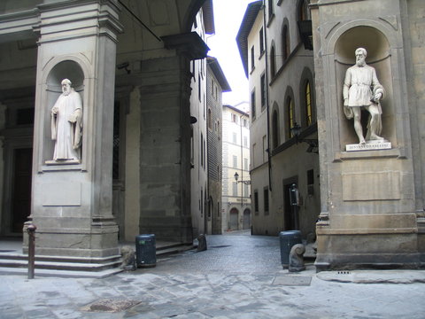 Statues Galleria Degli Uffizi, Florence