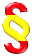 Naklejka premium paragraph spanien