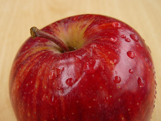 manzana mojada