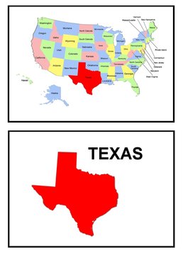 us bundesstaaten - texas