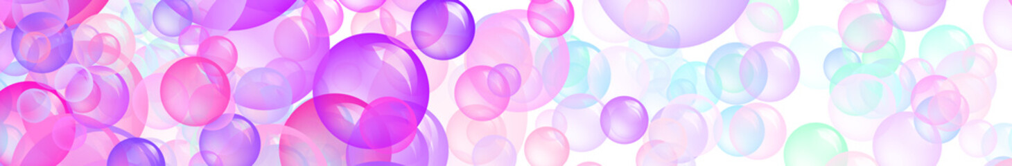 Bubbles Banner- Bolle di sapone