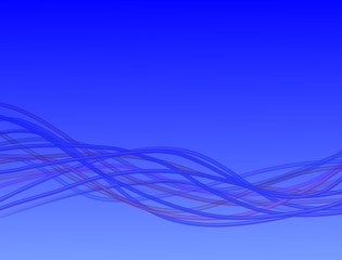 abstrakt - blue wave
