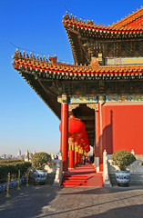 Fototapeta premium The historical Forbidden City in Beijing