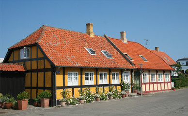Traditional houses in Bornholm