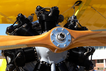 Airplanes wooden propeller