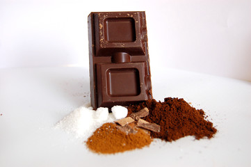a piece of chocolate