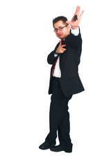 Obraz premium Happy man with car keys