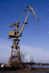 alter Hafenkran