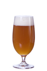 A cold frosty glass of dark beer. Summer relaxing.