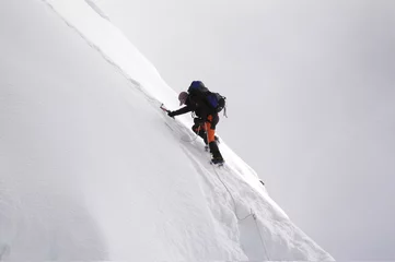 Papier Peint photo autocollant Alpinisme le sommet du pic de l& 39 île, au népal.