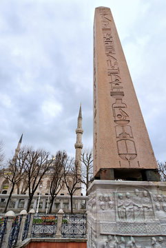 Egyptian Obelisk in istanbul, turkey
