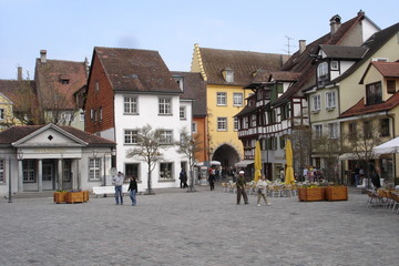 La place principale de Meersburg (Allemagne)