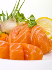 lachs sashimi