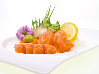 lachs sashimi