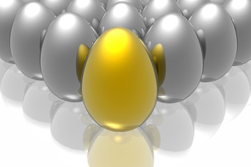 Unique golden egg