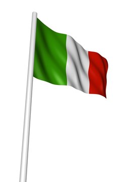 Fototapete Nr. 3159 - Flagge Italien