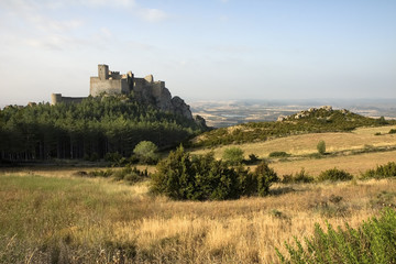 Fototapeta na wymiar Zamek Loarre w Huesca, Aragonia, Hiszpania