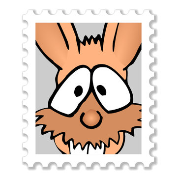 briefmarke osterhase